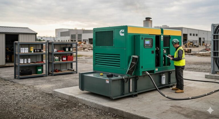 Quantas horas dura um gerador de energia a diesel?