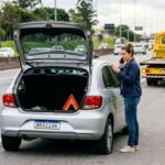 pneu furado e sem estepe