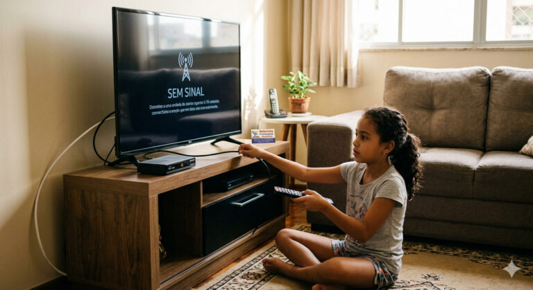 O que fazer quando a TV fica sem sinal de antena?